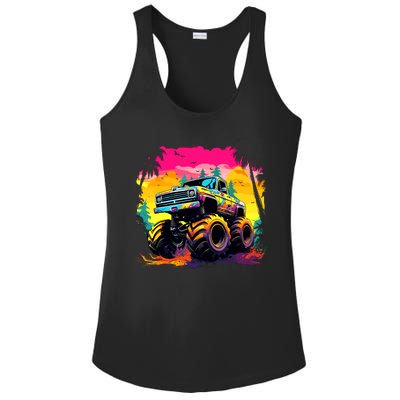 Monster Truck Ladies PosiCharge Competitor Racerback Tank