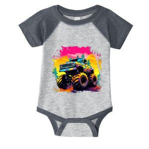 Monster Truck Infant Baby Jersey Bodysuit