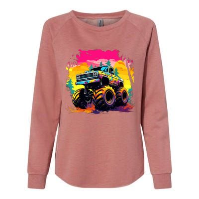 Monster Truck Womens California Wash Sweatshirt