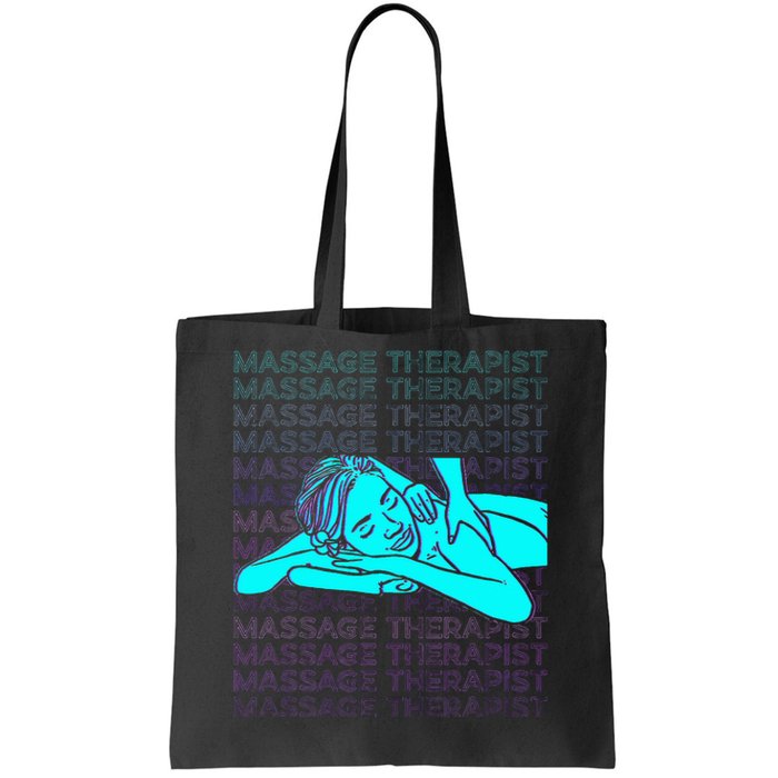 Massage Therapist Massage Therapy Masseuse Retro Tote Bag