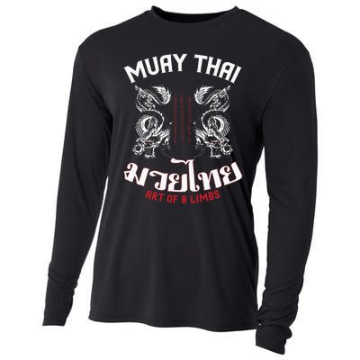 Muay Thai Martial Arts Thai Boxing Coach Lover Gifts Cooling Performance Long Sleeve Crew