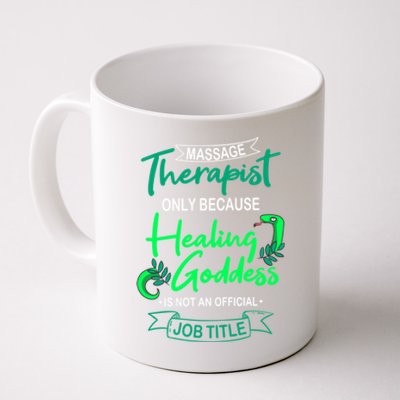 Massage Therapist Masseur Masseuse Therapy Body Treatt Gift Coffee Mug