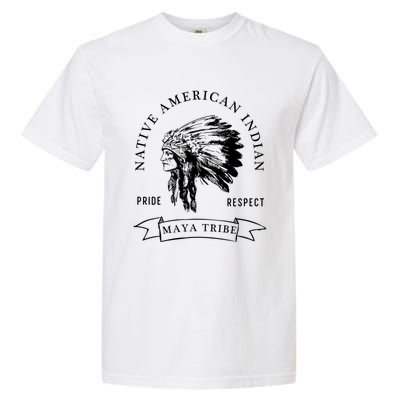 Maya Tribe Native American Indian Pride Respect Darker Gift Garment-Dyed Heavyweight T-Shirt