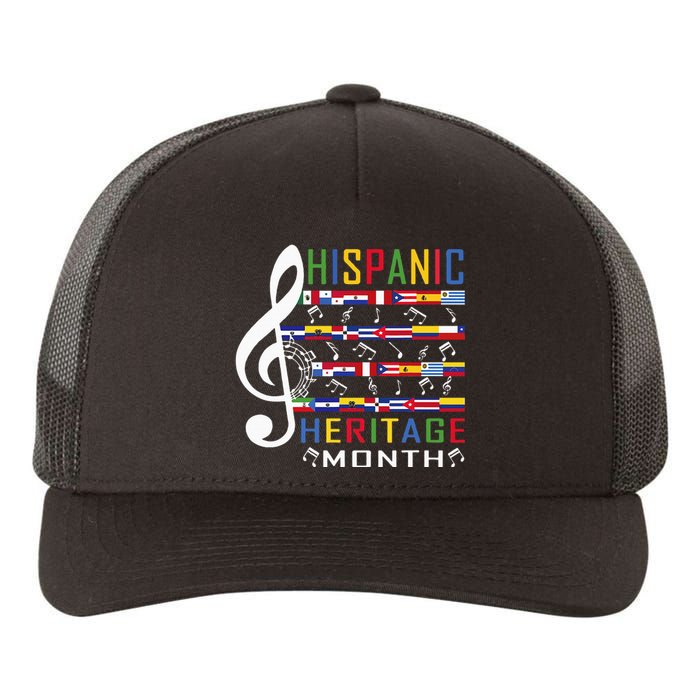 Music Teacher National Hispanic Heritage Month Yupoong Adult 5-Panel Trucker Hat