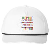 Music Teacher National Hispanic Heritage Month Snapback Five-Panel Rope Hat