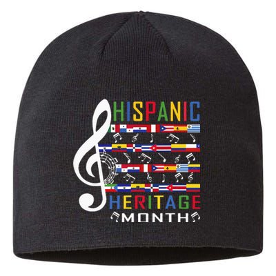 Music Teacher National Hispanic Heritage Month Sustainable Beanie