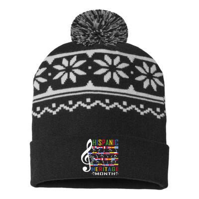 Music Teacher National Hispanic Heritage Month USA-Made Snowflake Beanie