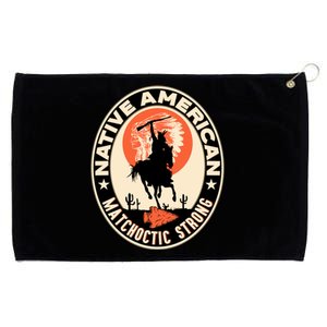 Matchoctic Tribe Native American Indian Pride Art Deco Cool Gift Grommeted Golf Towel