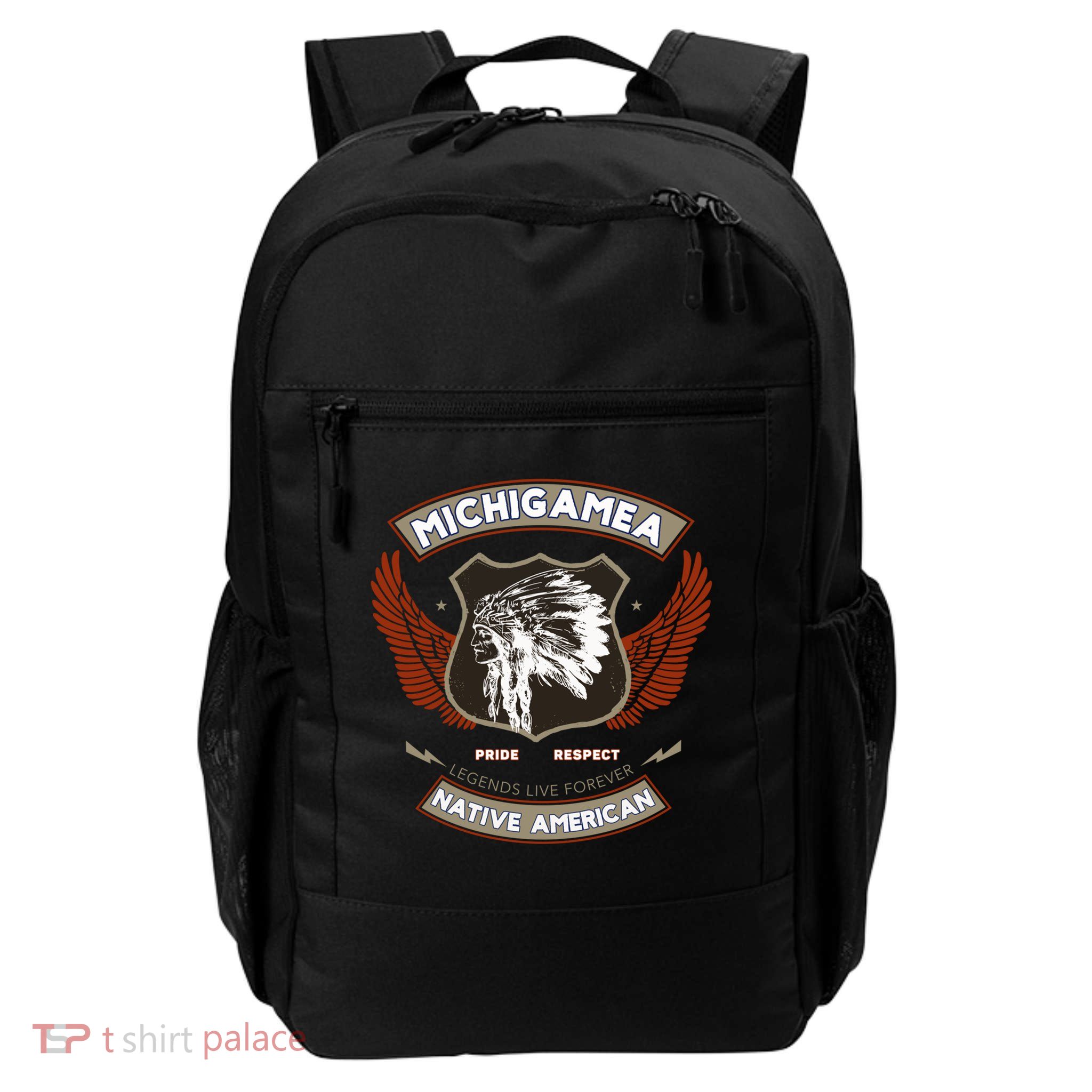 Michigamea Tribe Native American Indian Pride Respect Gift Backpack