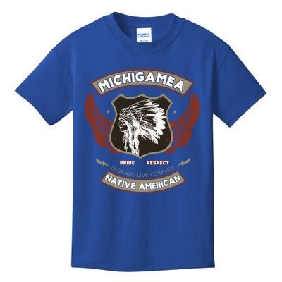 Michigamea Tribe Native American Indian Pride Respect Gift Kids T-Shirt