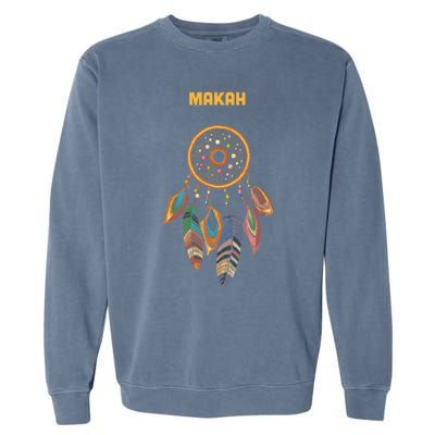 Makah Tribe Native American Indian Pride Vintage Dream Catch Gift Garment-Dyed Sweatshirt