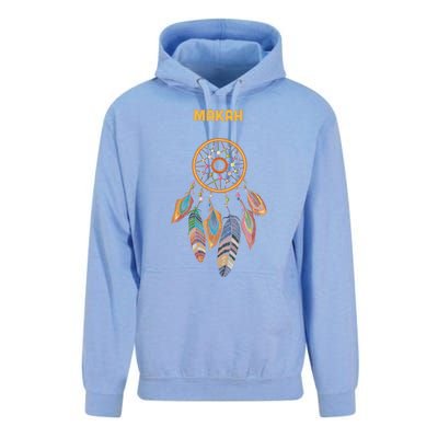 Makah Tribe Native American Indian Pride Vintage Dream Catch Gift Unisex Surf Hoodie