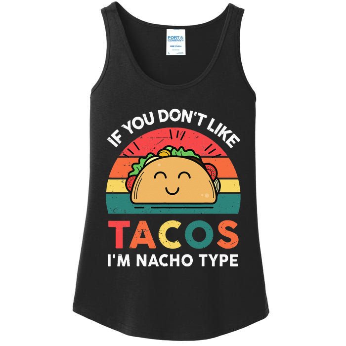 Mexican Taco Nacho Type Mexico Pride Funny Fiesta Ladies Essential Tank