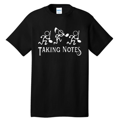 Musical Taking Notes Music Lovers Teachers Tall T-Shirt