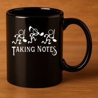 Musical Taking Notes Music Lovers Teachers 11oz C Handle Ceramic Mug