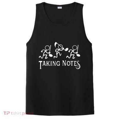 Musical Taking Notes Music Lovers Teachers PosiCharge Competitor Tank