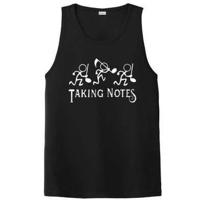 Musical Taking Notes Music Lovers Teachers PosiCharge Competitor Tank