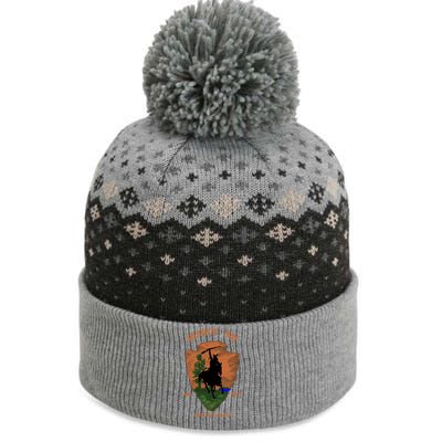 Matinecoc Tribe Native American Indian Pride Vintage Retro Gift The Baniff Cuffed Pom Beanie