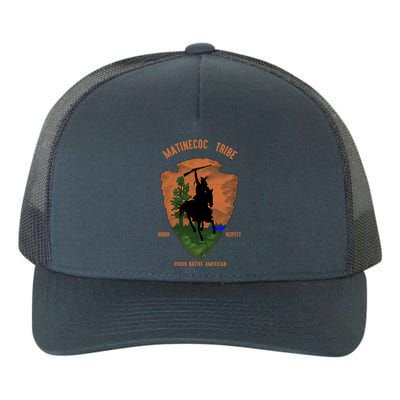 Matinecoc Tribe Native American Indian Pride Vintage Retro Gift Yupoong Adult 5-Panel Trucker Hat