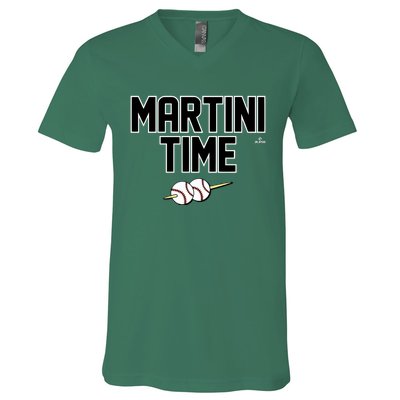 Martini Time Nick Martini V-Neck T-Shirt