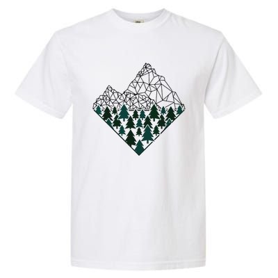 Mountains Trekking Nature Hiking Camping Outdoor Hiker Gift Garment-Dyed Heavyweight T-Shirt