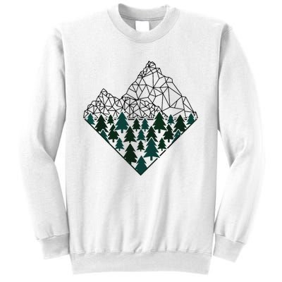 Mountains Trekking Nature Hiking Camping Outdoor Hiker Gift Sweatshirt