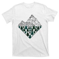 Mountains Trekking Nature Hiking Camping Outdoor Hiker Gift T-Shirt