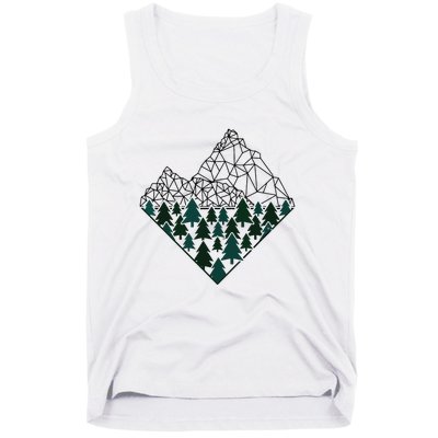 Mountains Trekking Nature Hiking Camping Outdoor Hiker Gift Tank Top