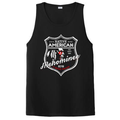 Menominee Tribe Native American Indian Strong Pride Badge Gift PosiCharge Competitor Tank