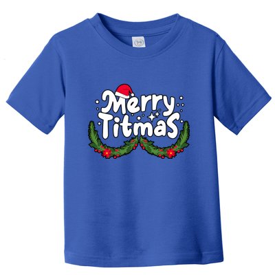 Merry Titmas Naughty Christmas Xmas Toddler T-Shirt
