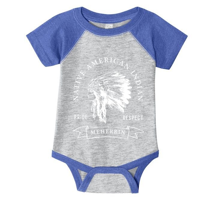 Meherrin Tribe Native American Indian Pride Respect Vintage Great Gift Infant Baby Jersey Bodysuit