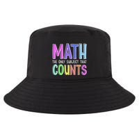 Math The Only Subject That Counts Happy 100 Days Of School Cool Comfort Performance Bucket Hat