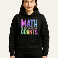 Math The Only Subject That Counts Happy 100 Days Of School Hoodie