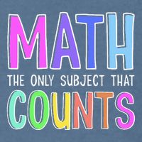 Math The Only Subject That Counts Happy 100 Days Of School Garment-Dyed Sweatshirt