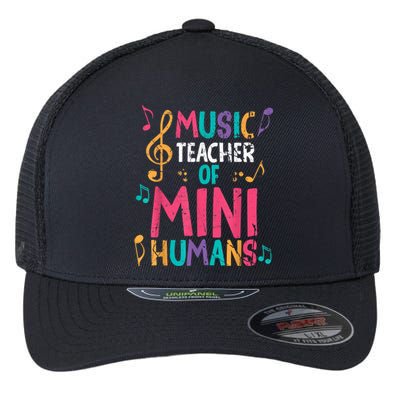 Music Teacher Of Mini Hu Back To School Meaningful Gift Flexfit Unipanel Trucker Cap