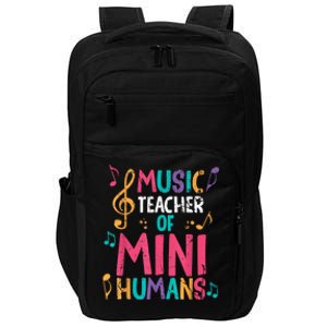 Music Teacher Of Mini Hu Back To School Meaningful Gift Impact Tech Backpack