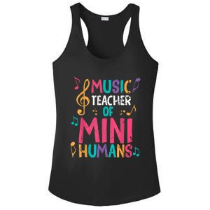 Music Teacher Of Mini Hu Back To School Meaningful Gift Ladies PosiCharge Competitor Racerback Tank