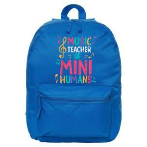 Music Teacher Of Mini Hu Back To School Meaningful Gift 16 in Basic Backpack