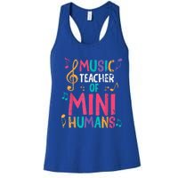 Music Teacher Of Mini Hu Back To School Meaningful Gift Women's Racerback Tank