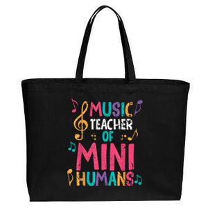 Music Teacher Of Mini Hu Back To School Meaningful Gift Cotton Canvas Jumbo Tote