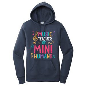 Music Teacher Of Mini Hu Back To School Meaningful Gift Women's Pullover Hoodie