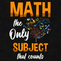 Math The Only Subject That Counts Mathematician Subject Ladies PosiCharge Tri-Blend Wicking Tank