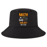 Math The Only Subject That Counts Mathematician Subject Cool Comfort Performance Bucket Hat