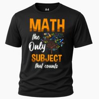 Math The Only Subject That Counts Mathematician Subject Performance Shirt