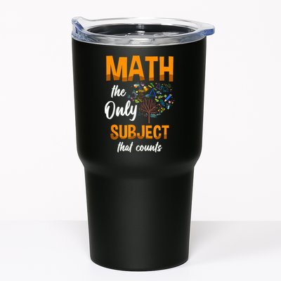 Math The Only Subject That Counts Mathematician Subject Tumbler