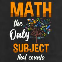 Math The Only Subject That Counts Mathematician Subject 25L Jumbo Tote