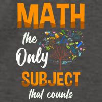 Math The Only Subject That Counts Mathematician Subject Vector Backpack