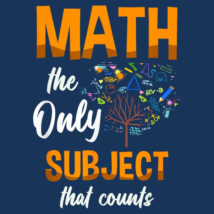 Math The Only Subject That Counts Mathematician Subject Infant Baby Jersey Bodysuit