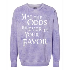 May The Odds Be Ever In Your Favor Colorblast Crewneck Sweatshirt