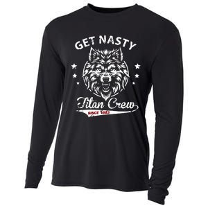 Mike Titan Ohearn Wearing Get Nasty Titan Cooling Performance Long Sleeve Crew